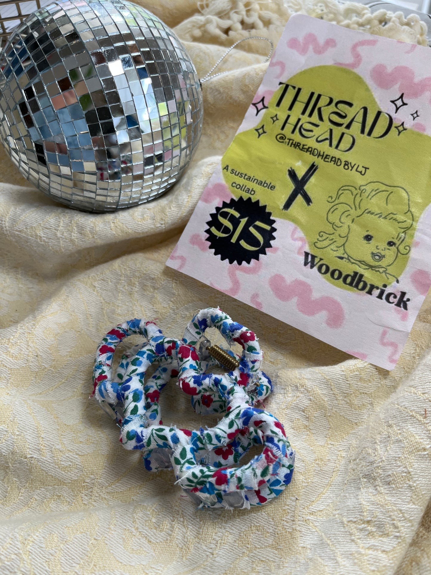 Threadhead Upcycled Hair Claw