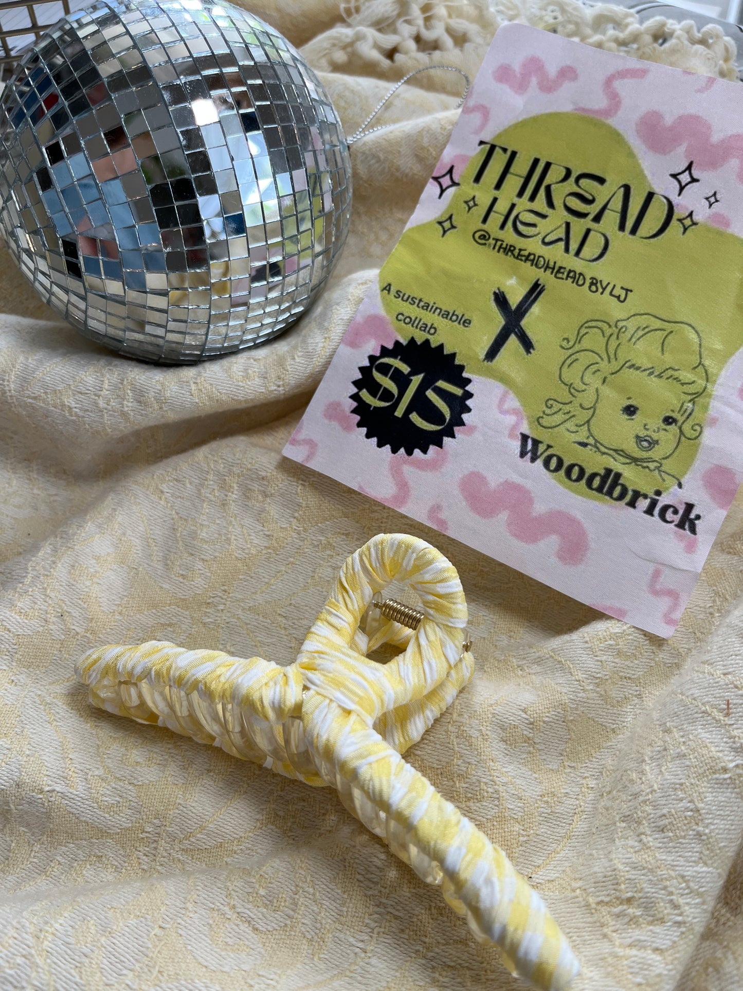 Threadhead Upcycled Hair Claw