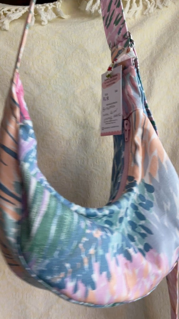 "Spring Palette" Sidekick Crescent Bag