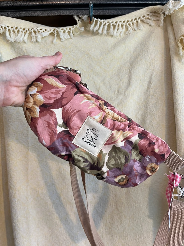 "Golden Pansies" Bum Bag