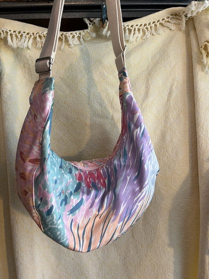"Spring Palette" Classic Crescent Bag
