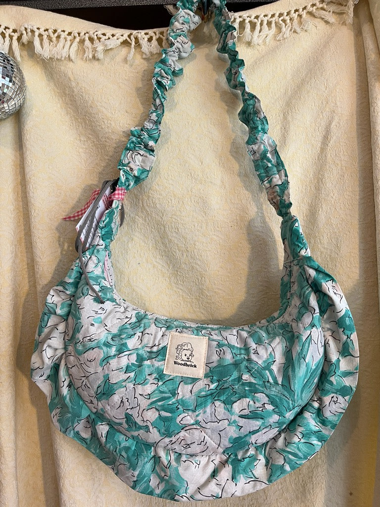 "Emerald Isle" Classic Crescent Bag
