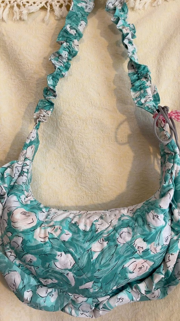 "Emerald Isle" Classic Crescent Bag