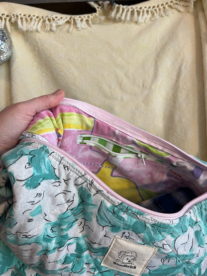 "Emerald Isle" Classic Crescent Bag