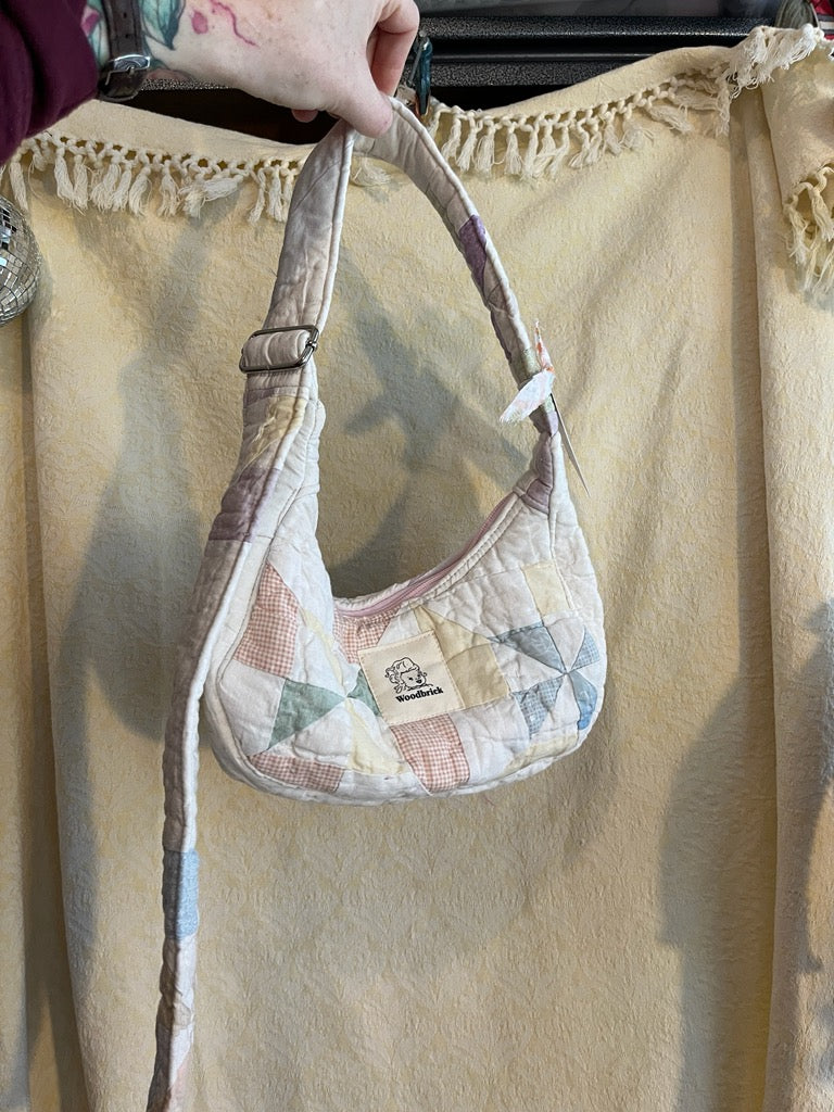 "Pastel Pinwheel" Lil’ Shoulder Bag