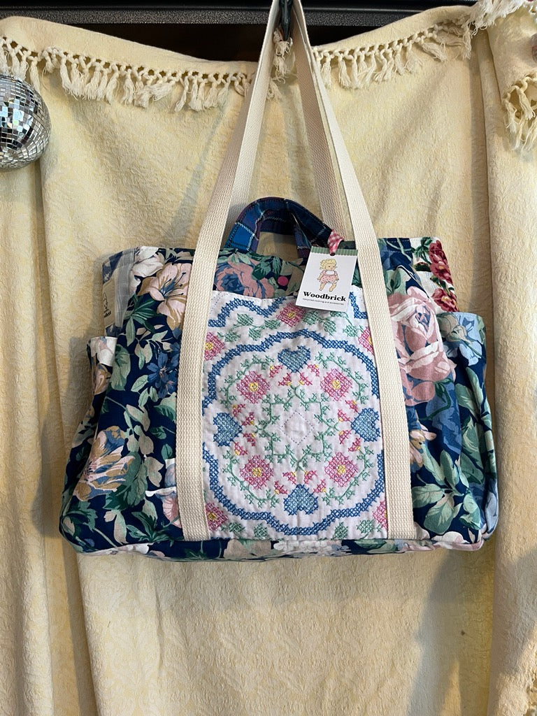 "Blue Rose Briar" Sam’s Tote Bag
