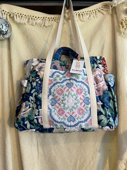 "Blue Rose Briar" Sam’s Tote Bag