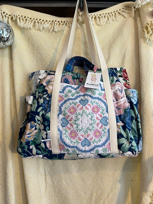 "Blue Rose Briar" Sam’s Tote Bag