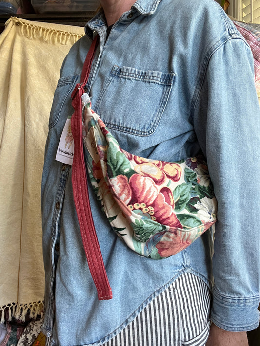 "Sunroom" miniCrescent Bag