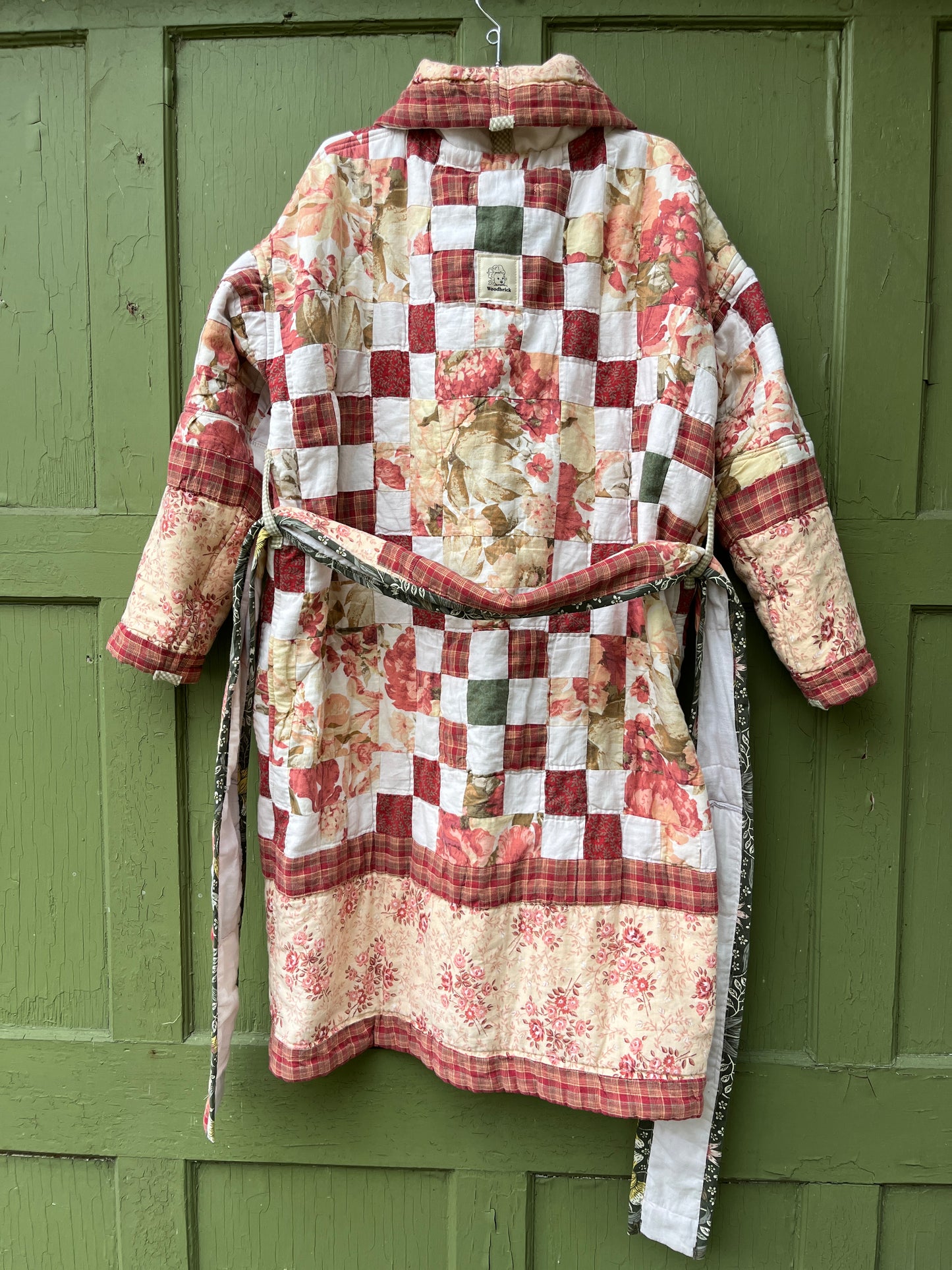 "New Growth" Upcycled Quilt Coat - XL