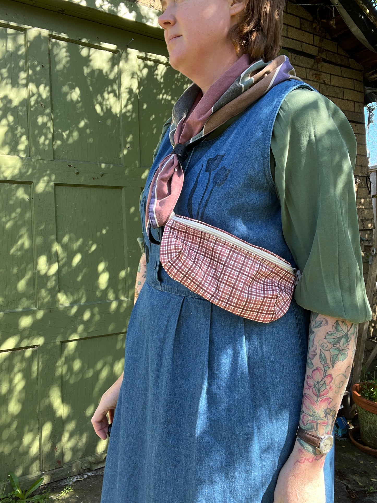 "Peony Leaves" Bum Bag