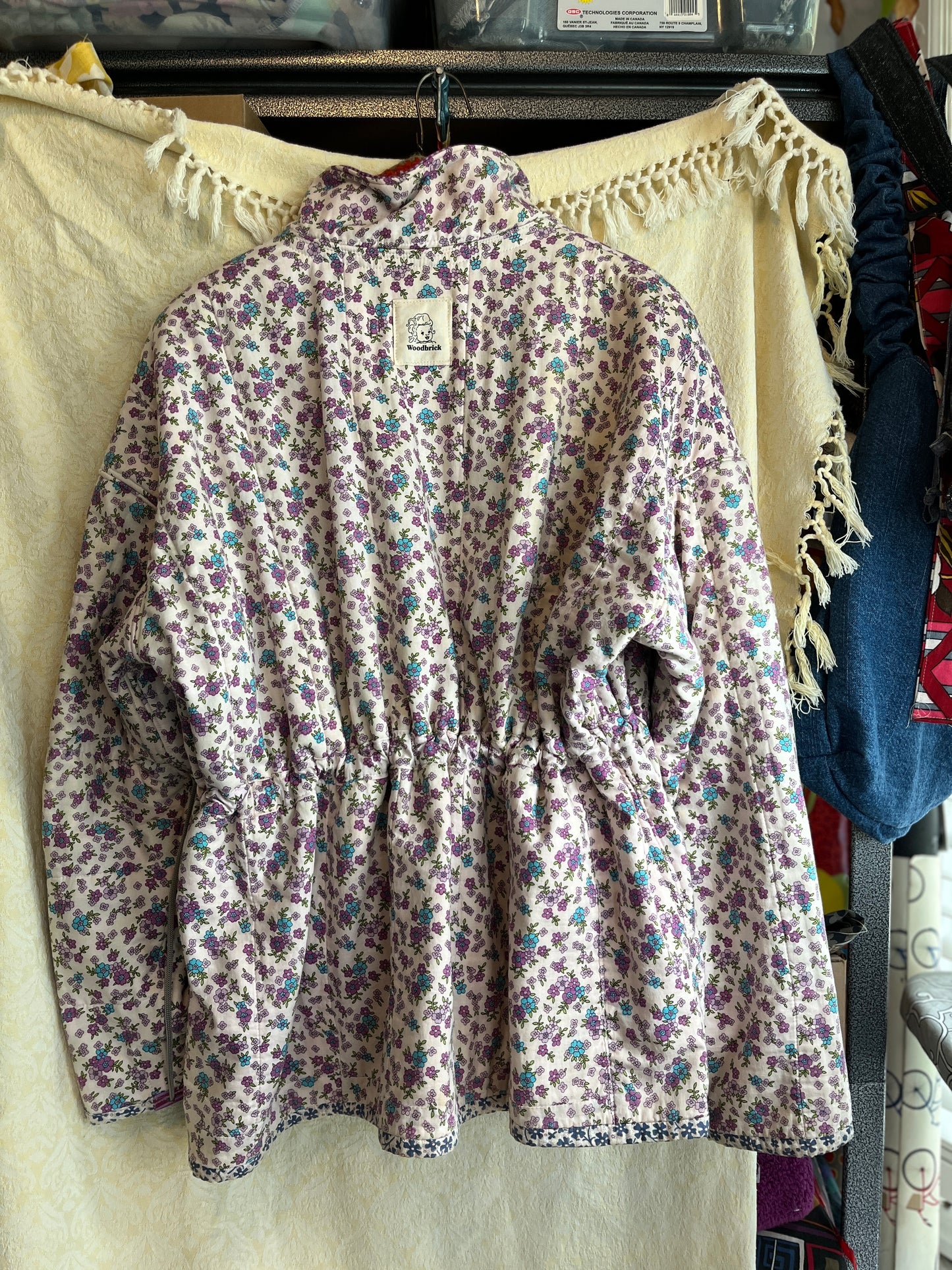 "Nootka Rose" Quilt Coat - Large