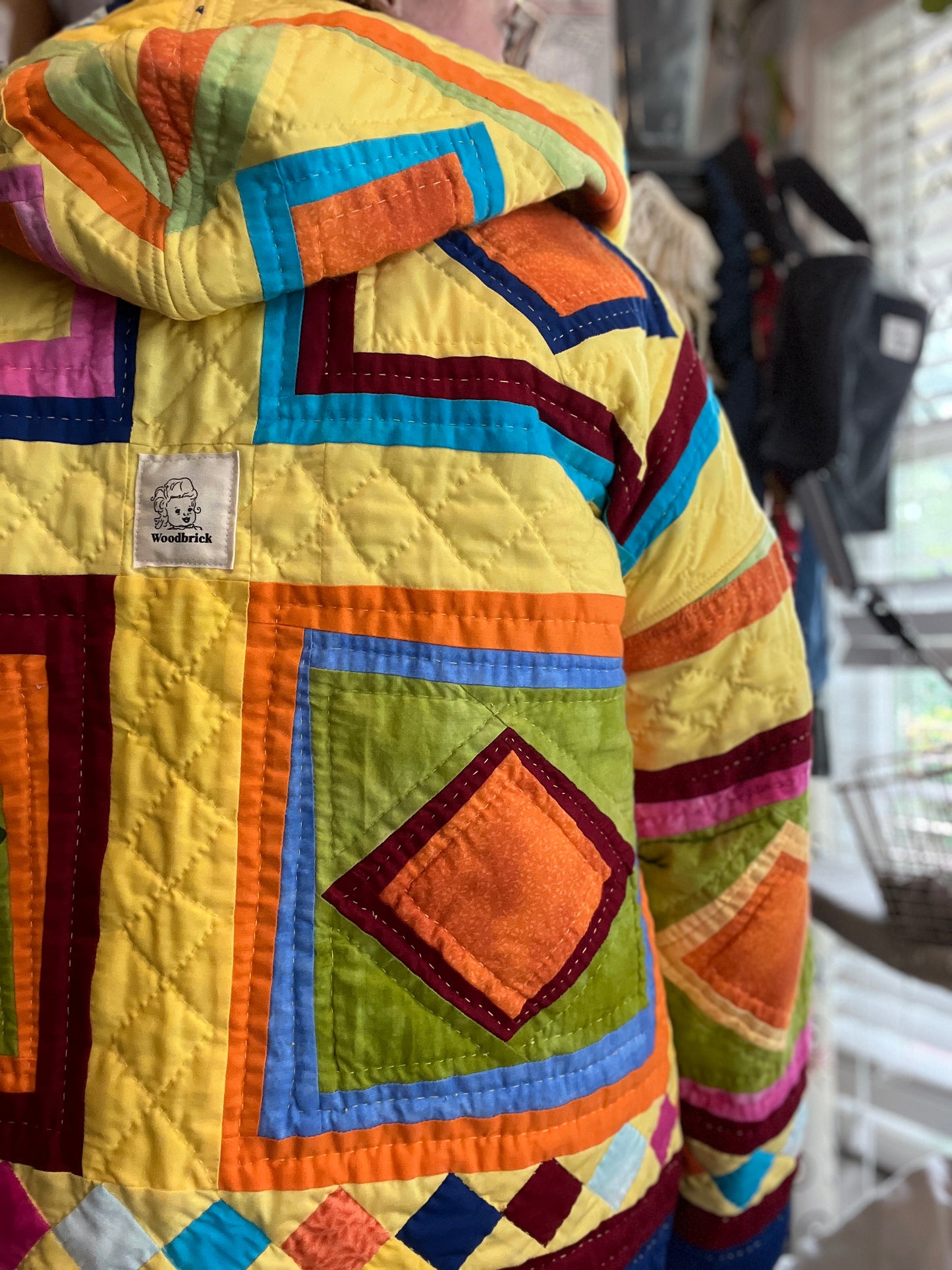 "Rainbow Dreams" Quilt Coat - L/XL