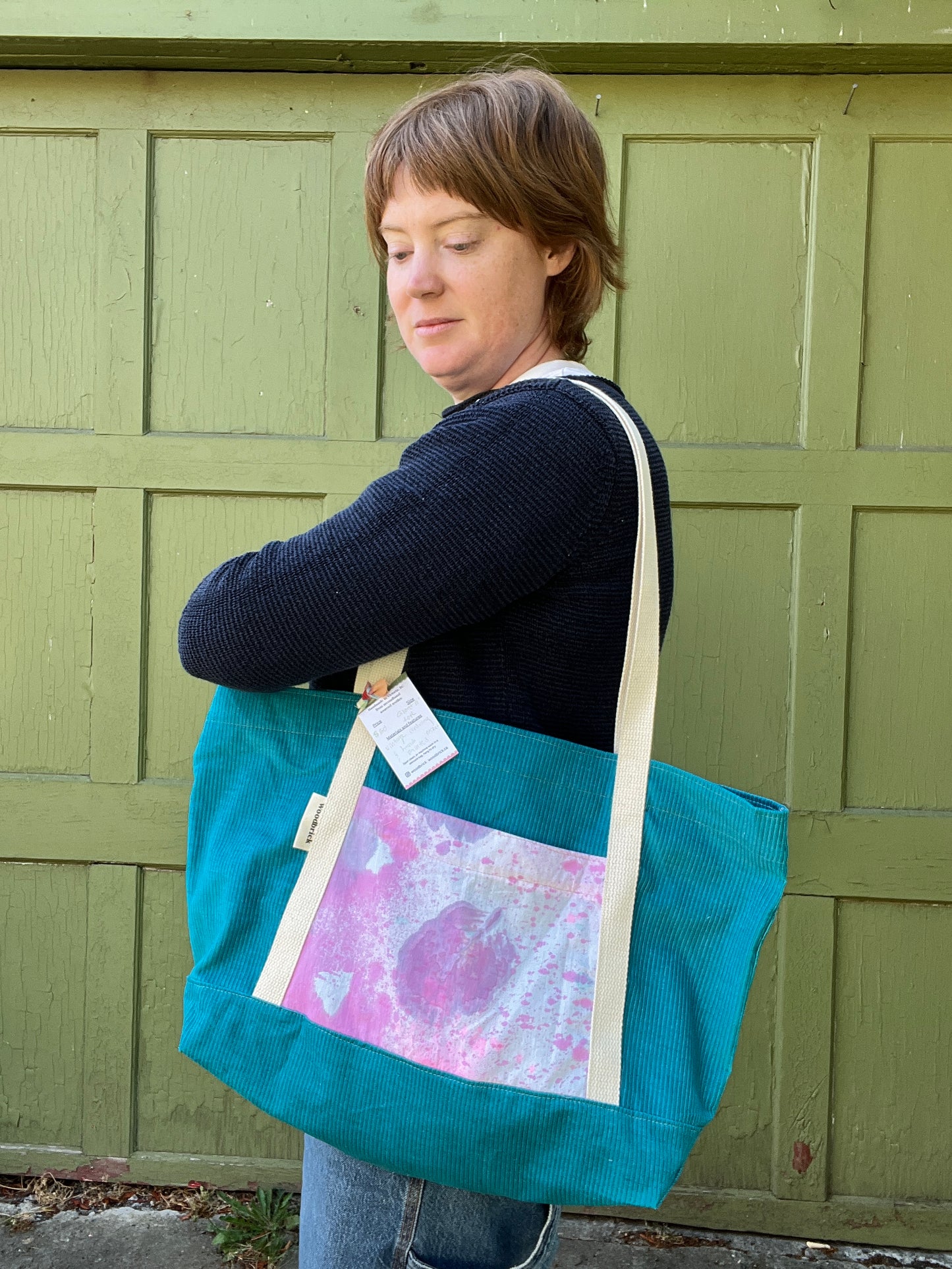 "Drop Cloth"orduroy Gloat n' Tote