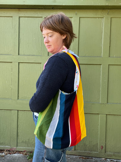 "Alternate Rainbow" IKEA Textile Large Slouchy Tote