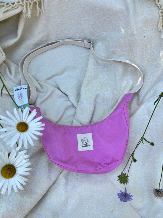 "Bubblegum" Sidekick Crescent Bag
