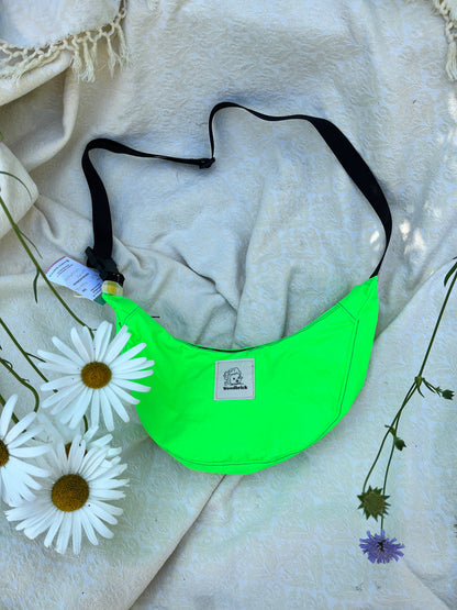 "Slime" Water Resistant Sidekick Crescent Bag