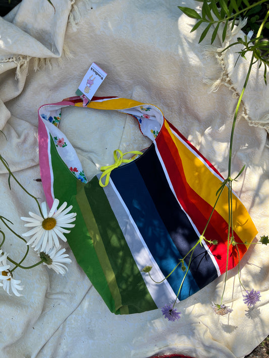 "Alternate Rainbow" IKEA Textile Large Slouchy Tote
