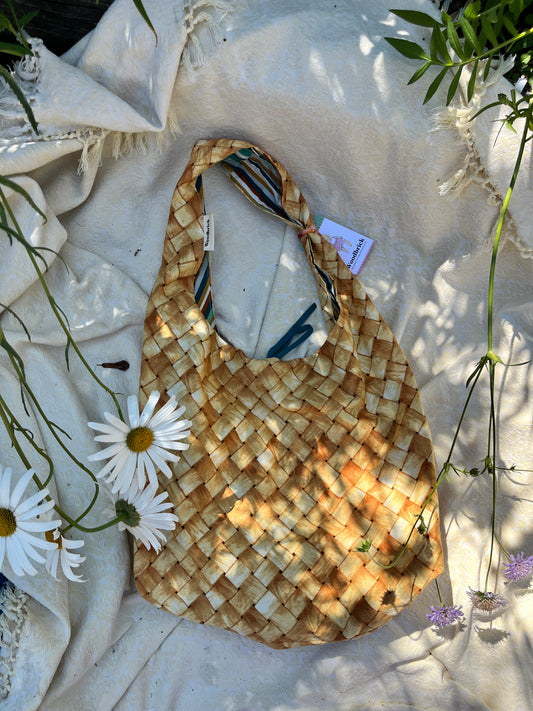 "Lattice Topped Pie" Large Slouchy Tote