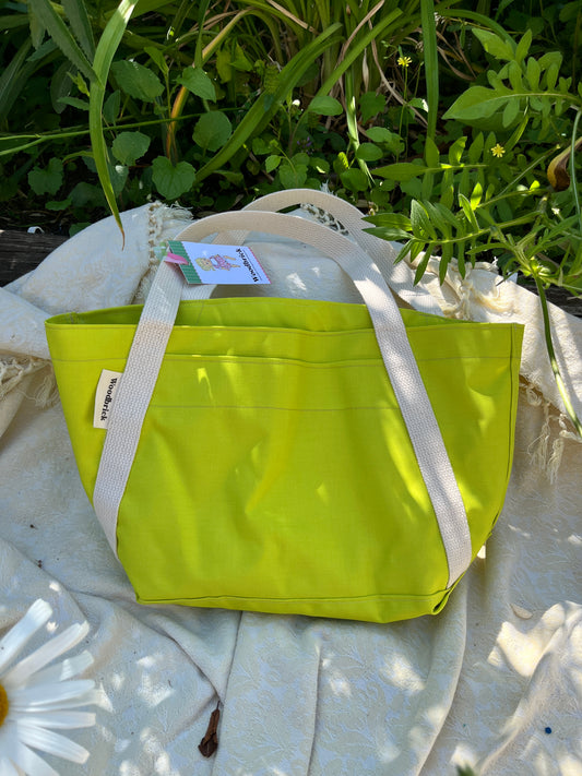 "Hot Mustard" Water resistant Small utility Gloat n' Tote