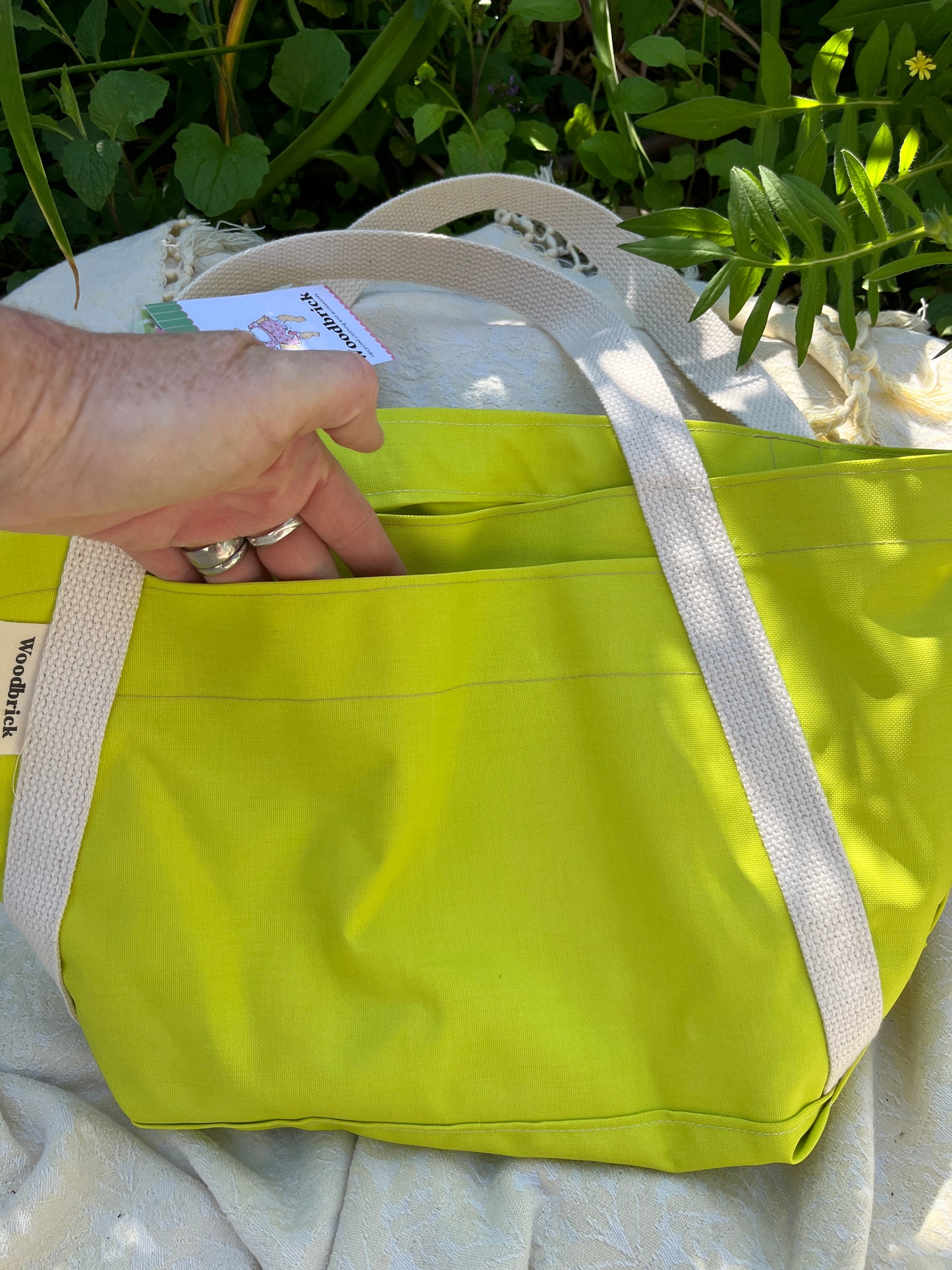 "Hot Mustard" Water resistant Small utility Gloat n' Tote