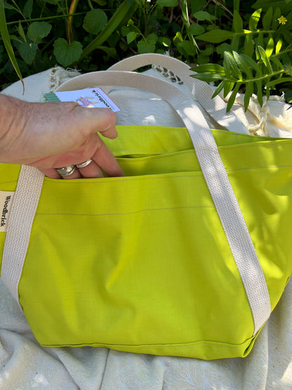 "Hot Mustard" Water resistant Small utility Gloat n' Tote