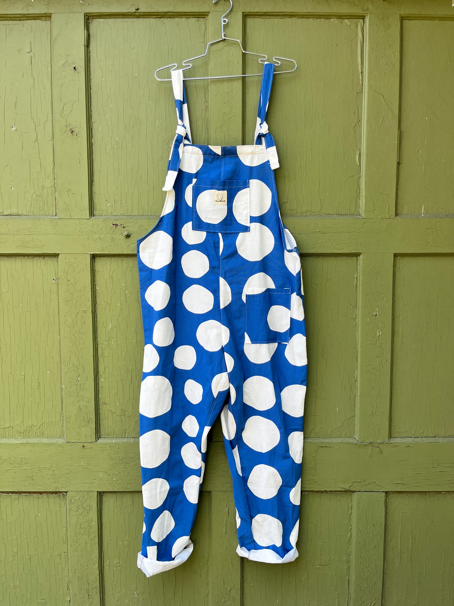 XL - "Polka Dot" Ikea Print Adult Dungarees