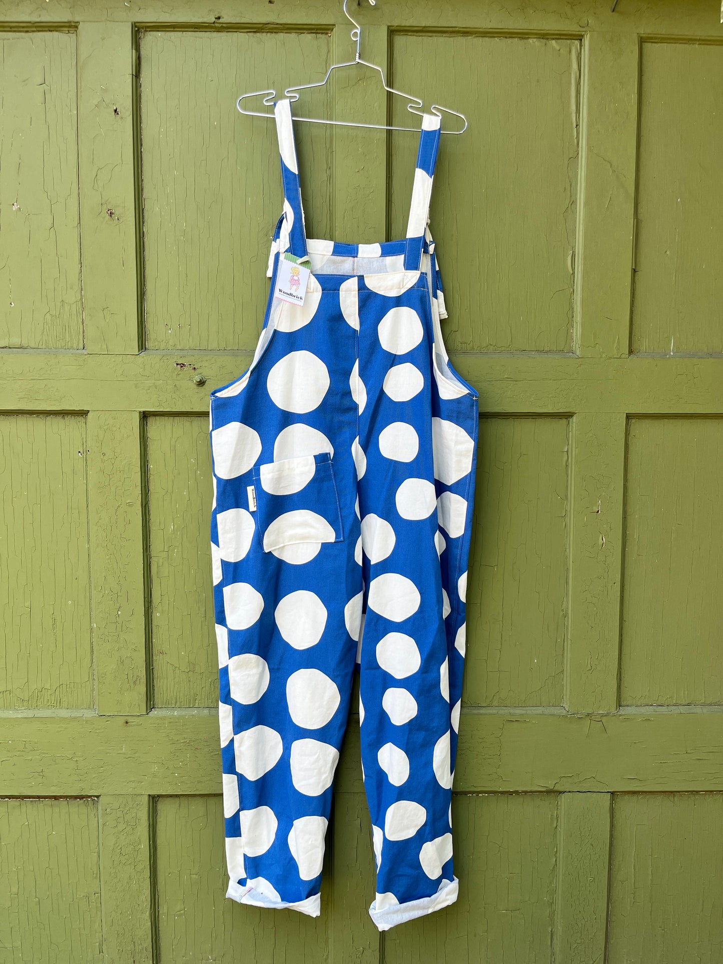 XL - "Polka Dot" Ikea Print Adult Dungarees
