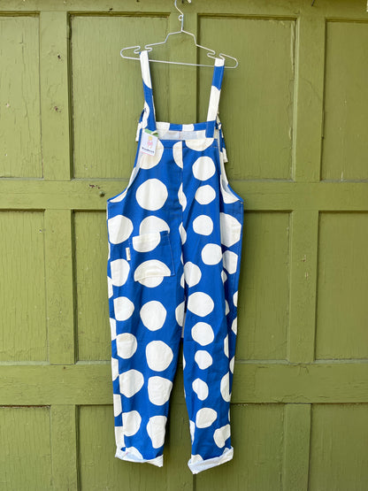 XL - "Polka Dot" Ikea Print Adult Dungarees
