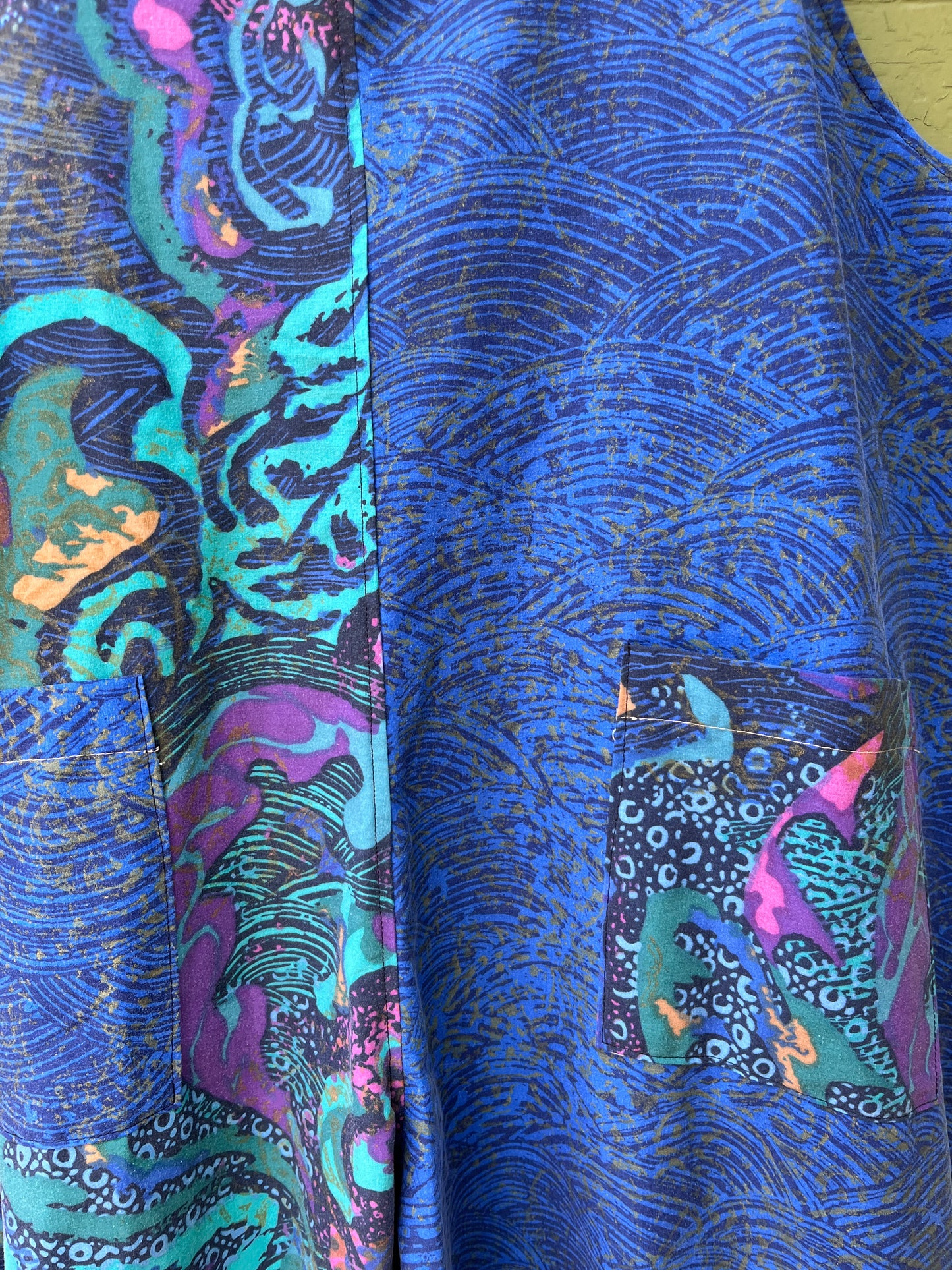 3X- "Under the Sea" Adult Dungarees