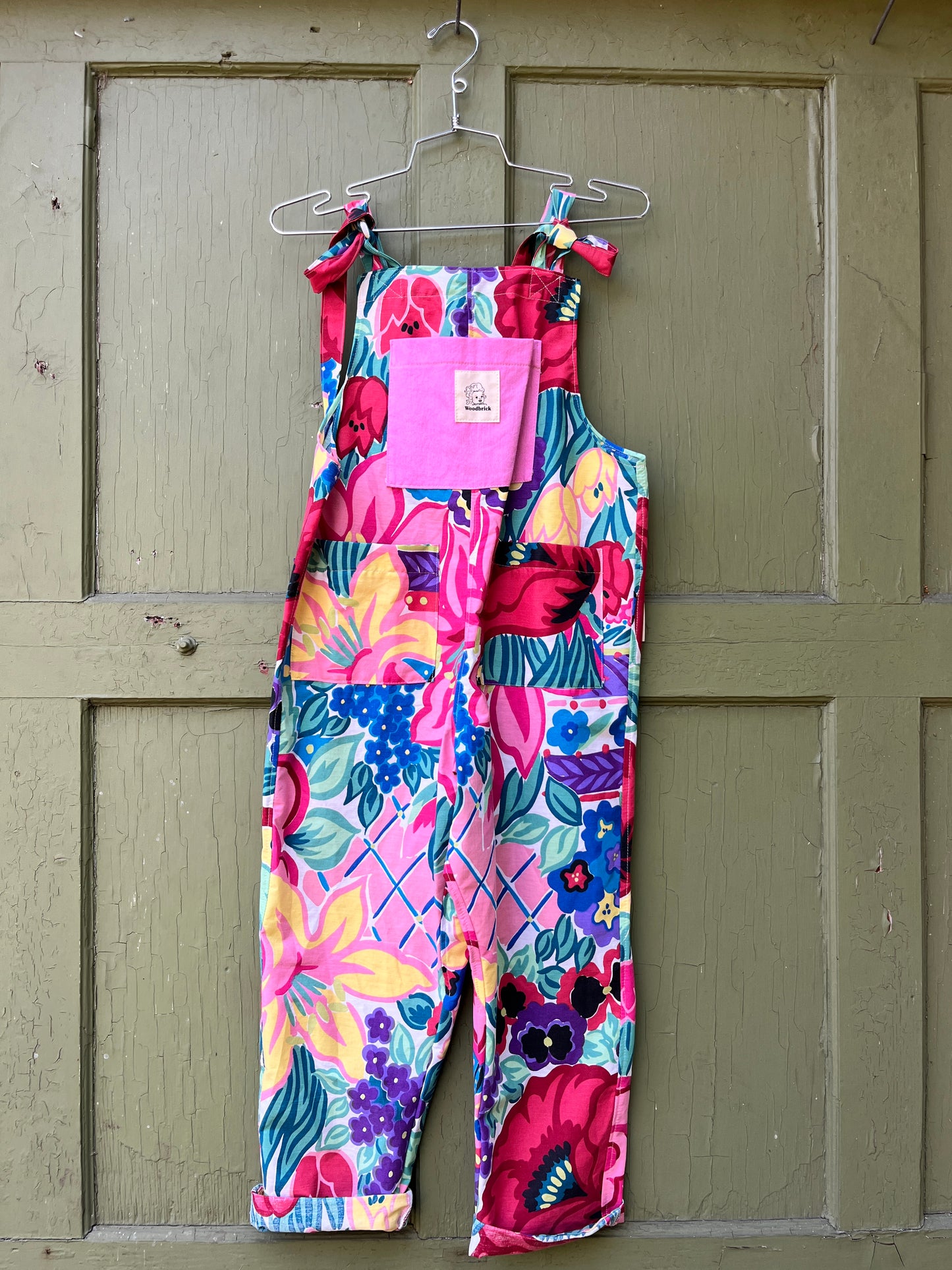 Extra Small - "Ladybug Lover" Adult Dungarees