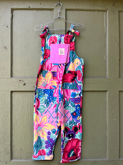 Extra Small - "Ladybug Lover" Adult Dungarees