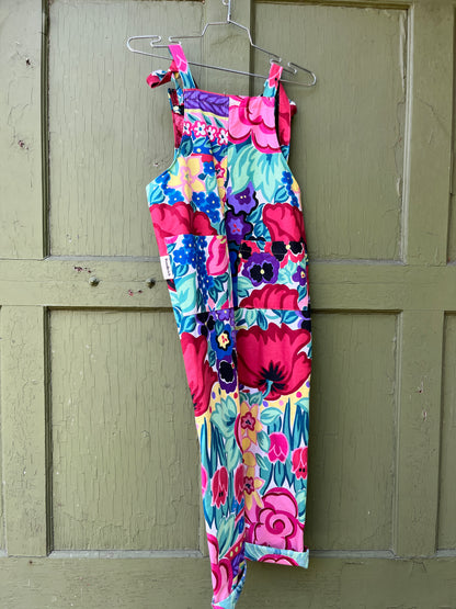 Extra Small - "Ladybug Lover" Adult Dungarees