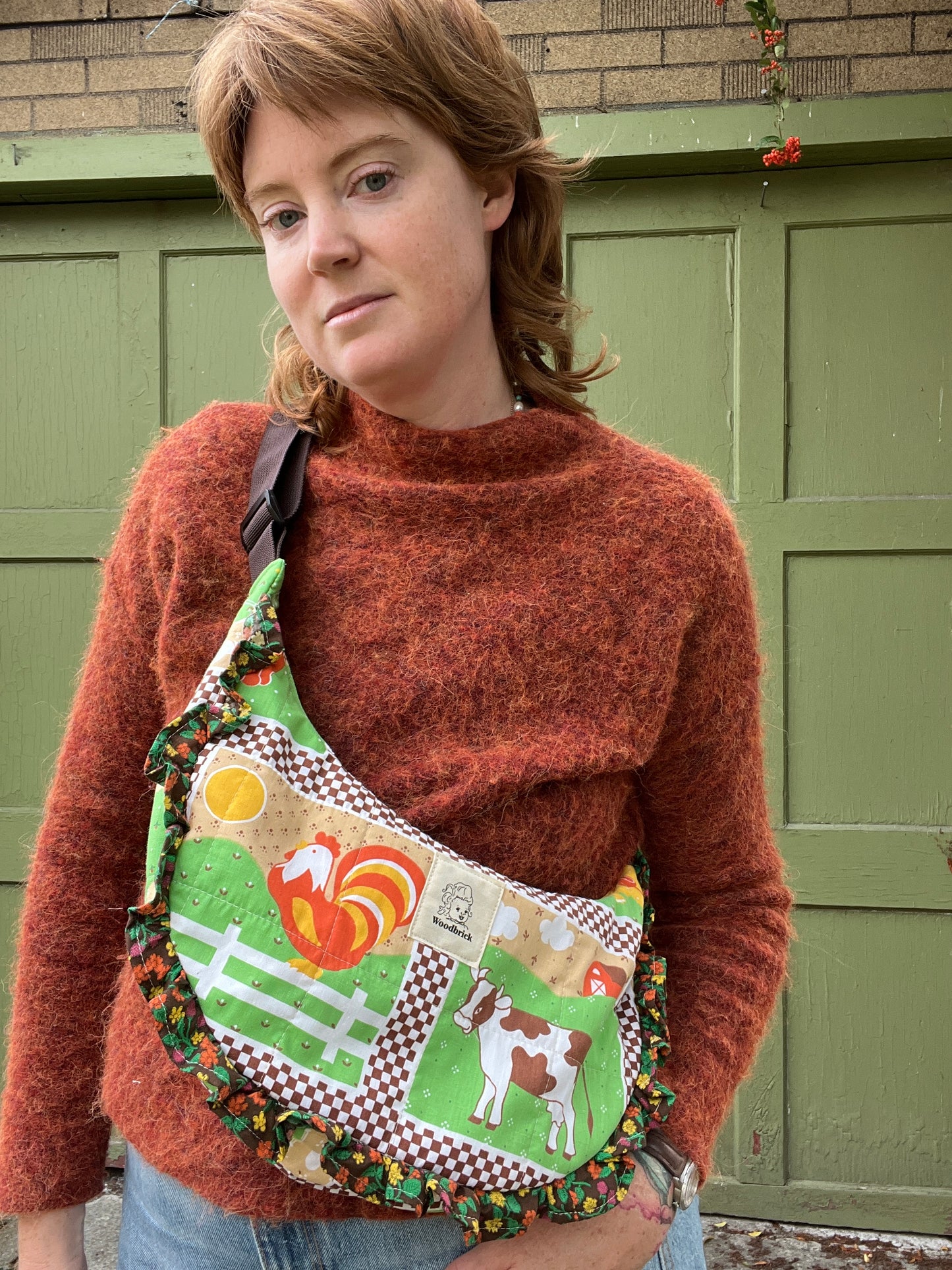 "Old Macdonald" Classic Crescent Bag