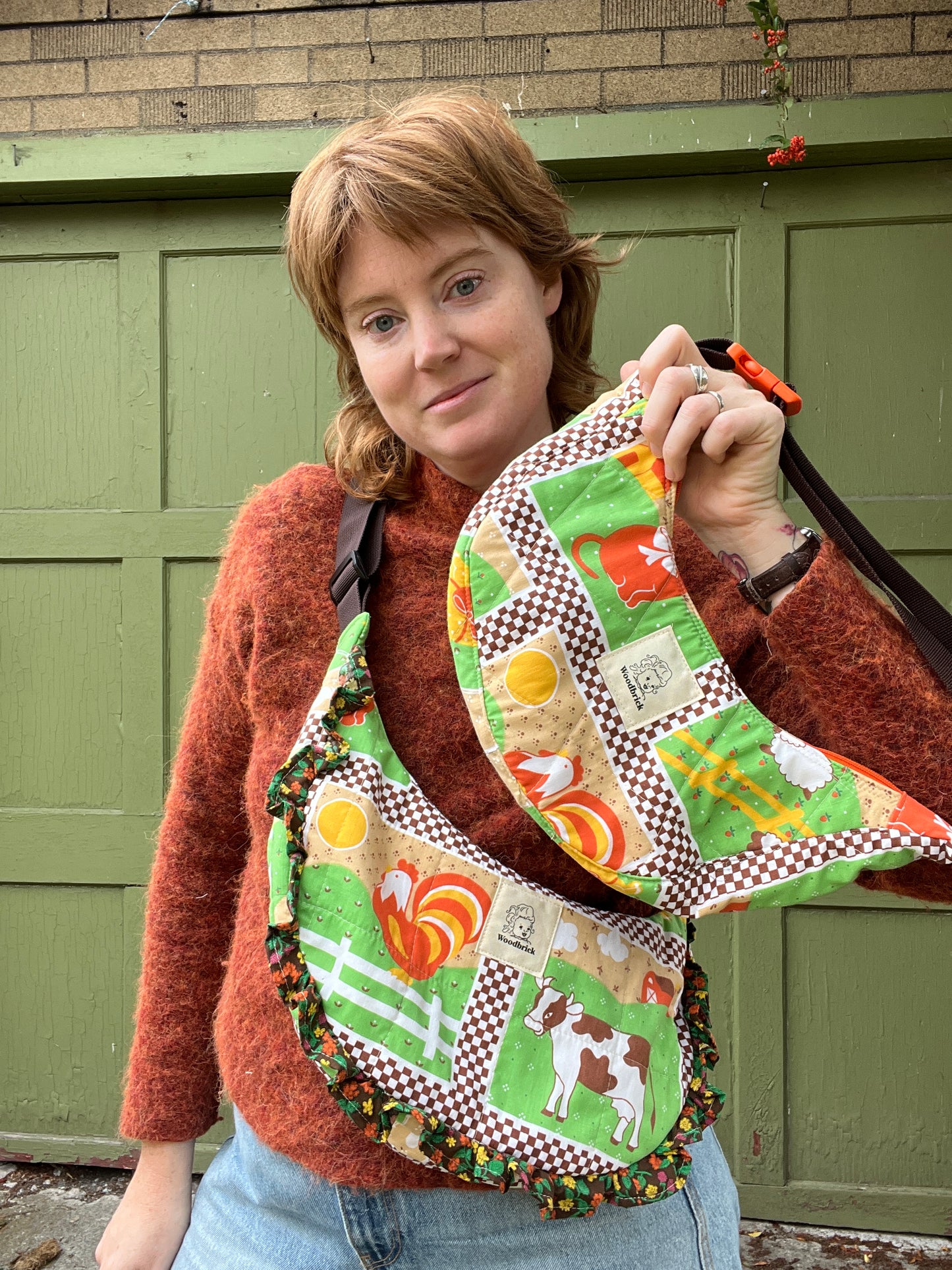 "Old Macdonald" Classic Crescent Bag