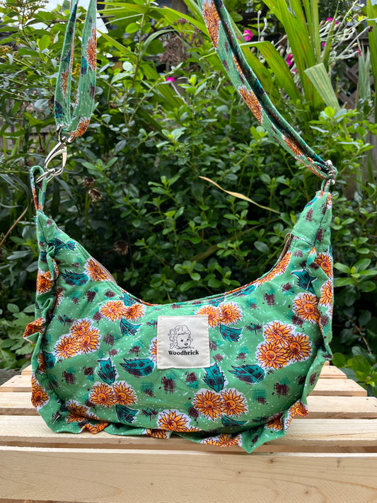 "Sunflower" Classic Crescent Bag