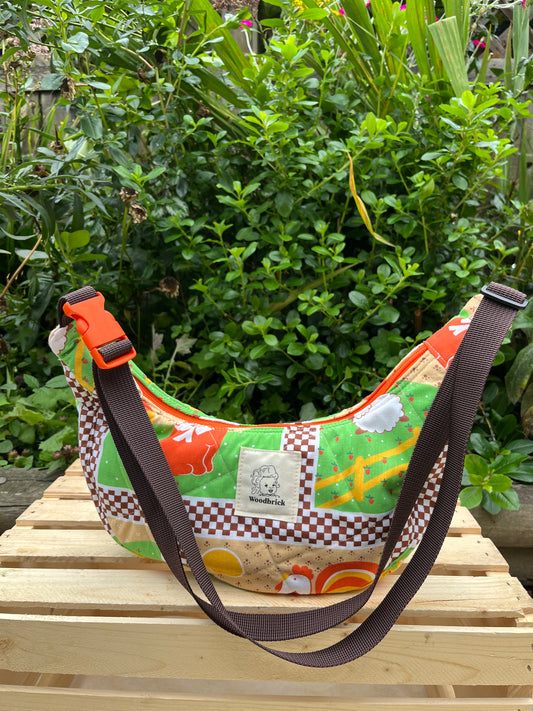 “Old MacDonald” Sidekick Crescent Bag