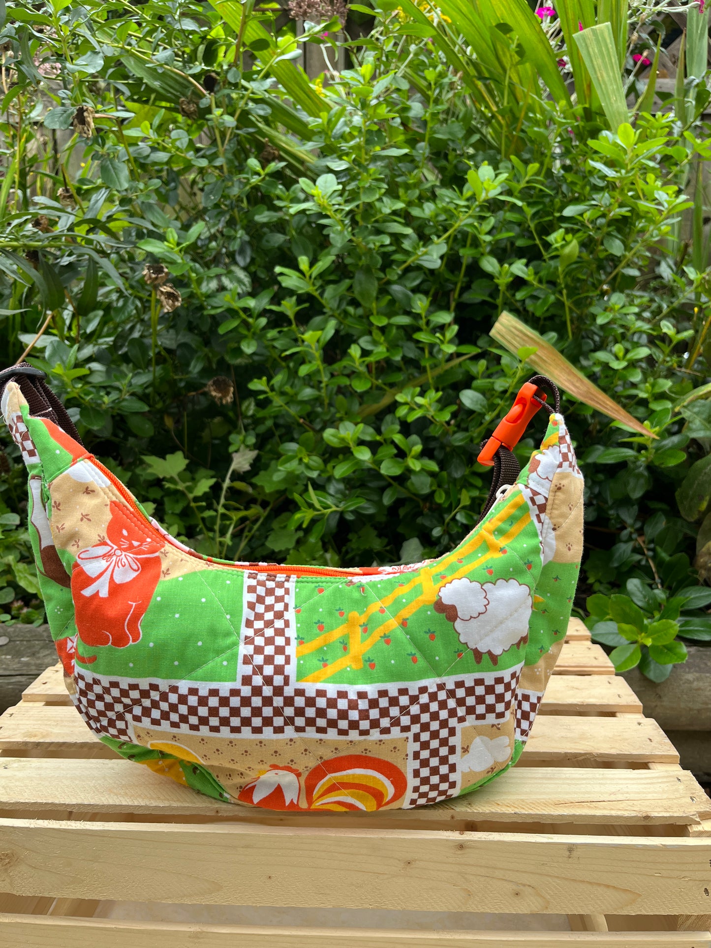“Old MacDonald” Sidekick Crescent Bag