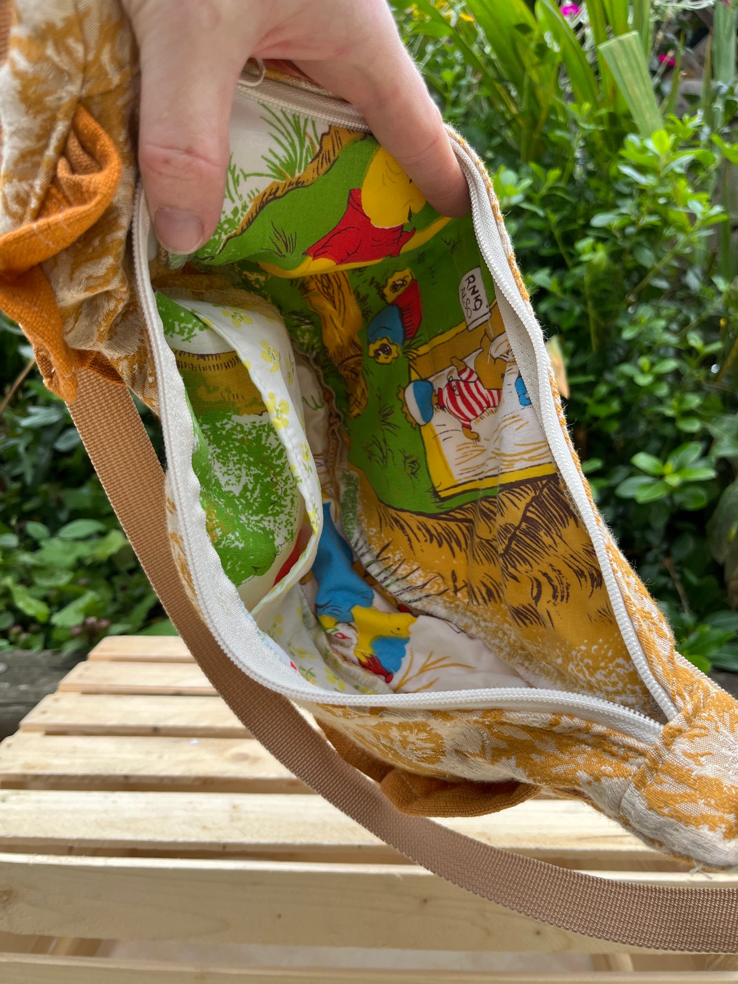 “Golden Harvest” Sidekick Crescent Bag