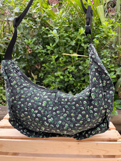 “Night garden” Classic Crescent Bag