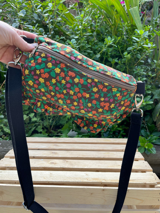 “Chocolate raspberry ruffle” Bum Bag