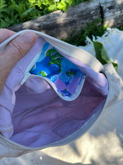 "Driftwood" Upcycled Classic Crescent Bag