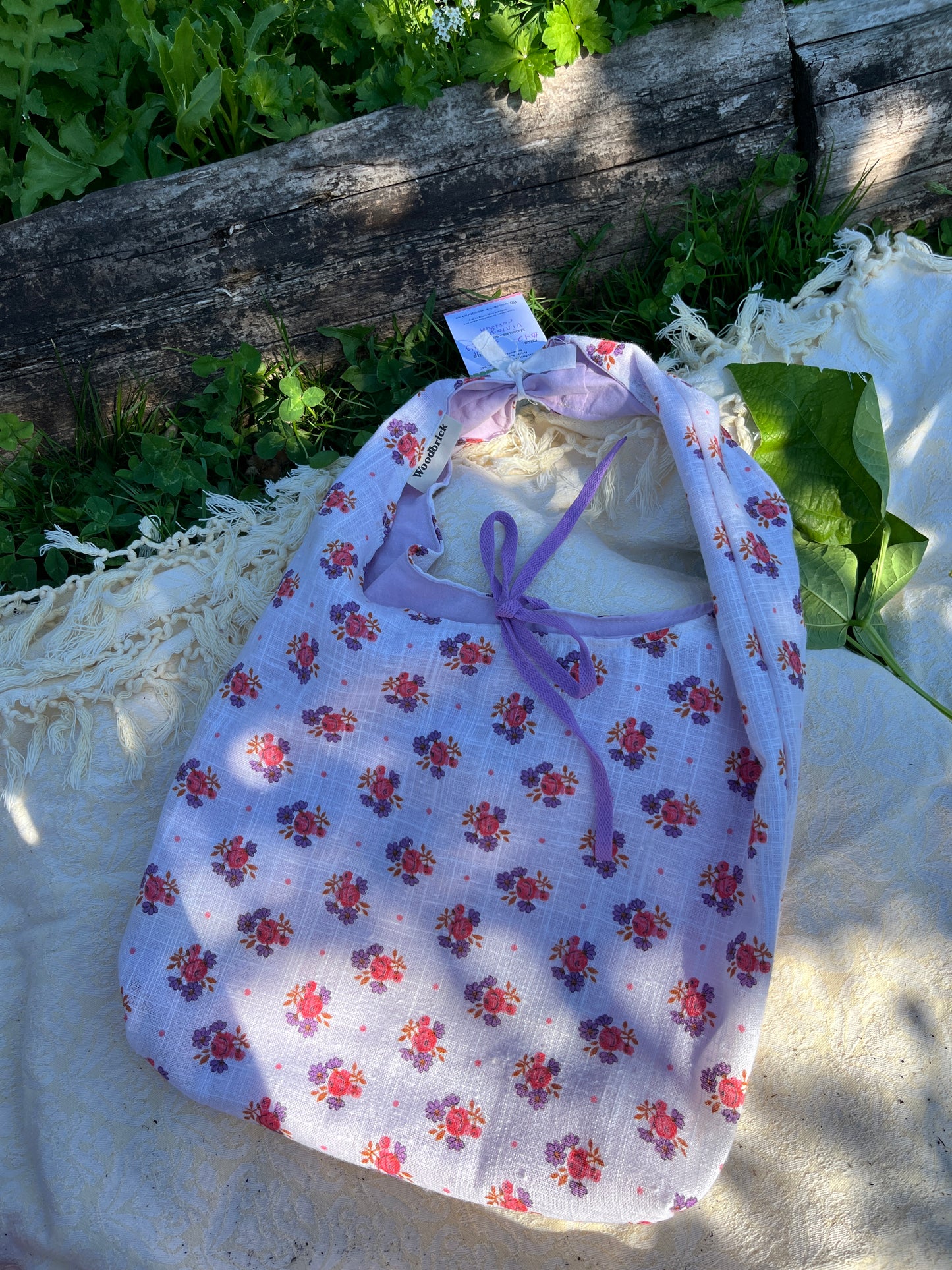 "Jam Season" Slouchy Tote - Small