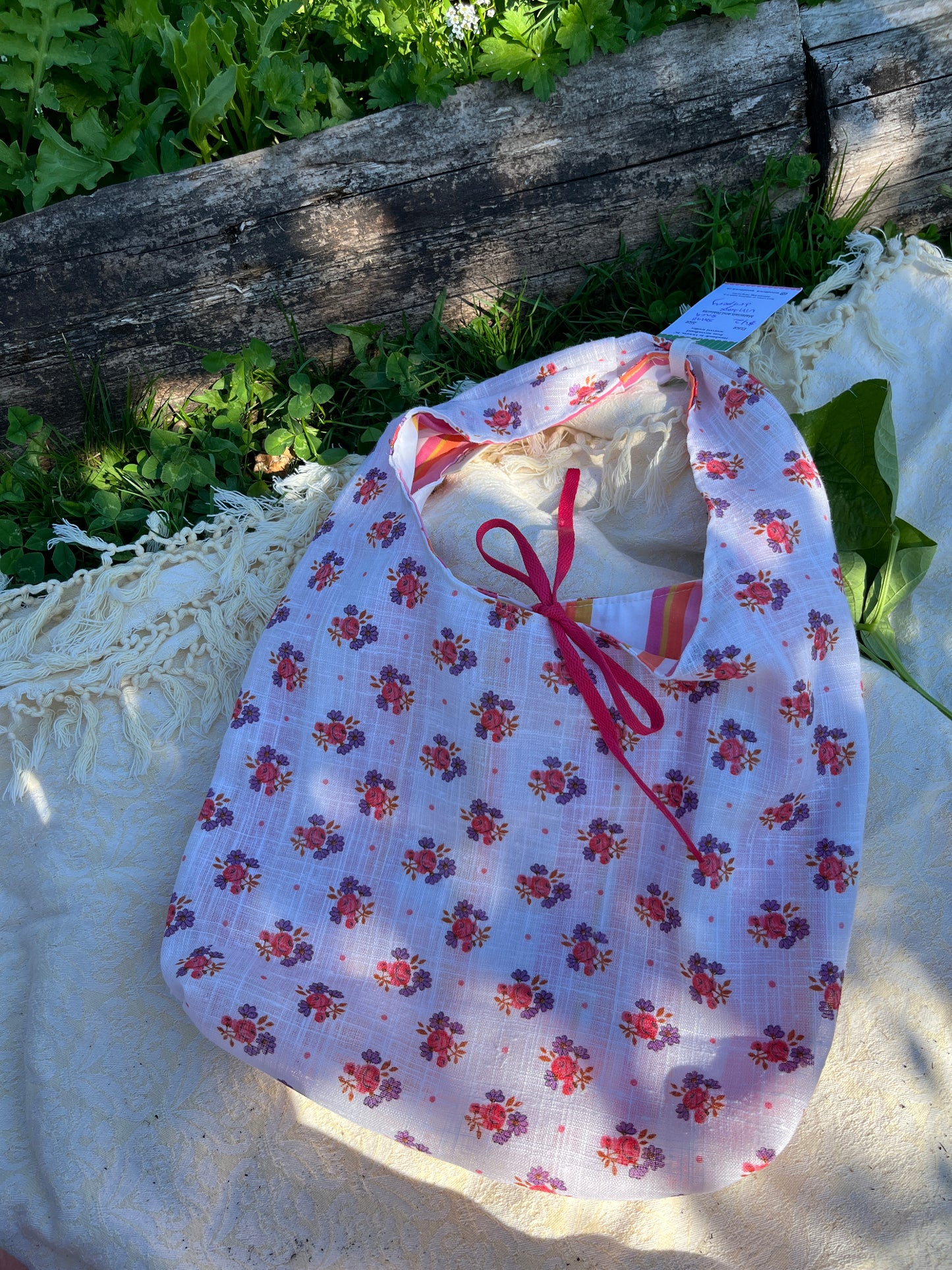 "Jam Season" Slouchy Tote - Small