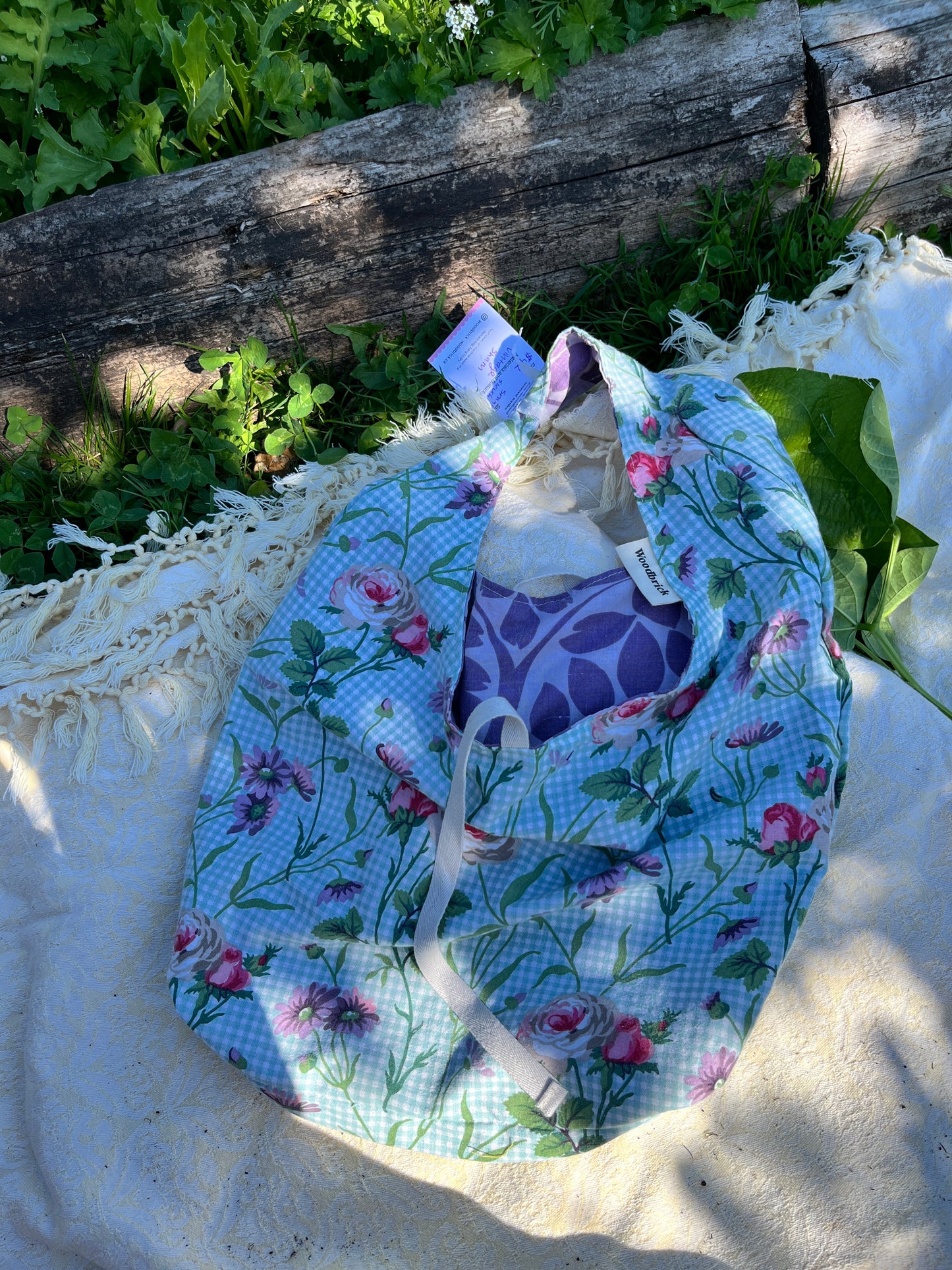 "Porch Swing" Slouchy Tote - Small