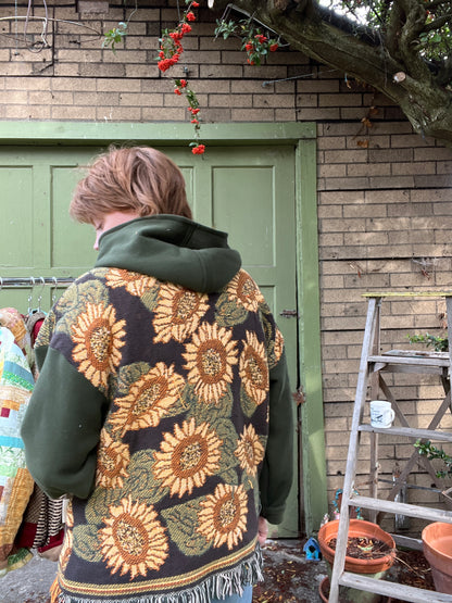 "Sunflower Seas" Blanket Hoodie