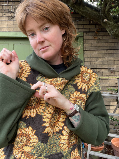 "Sunflower Seas" Blanket Hoodie
