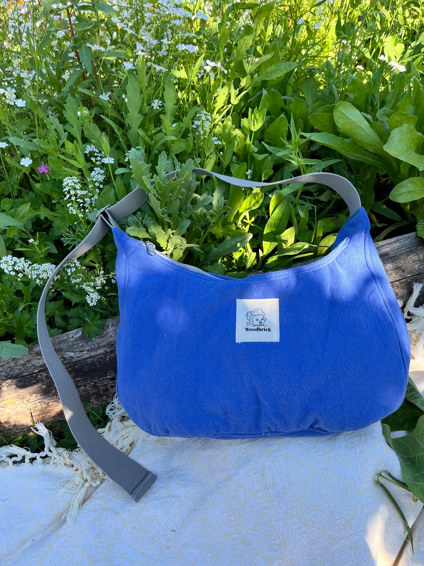 "Storm Cloud" Big Shoulder Bag