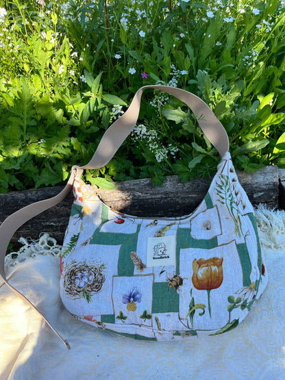 "Flora and Fauna" Big Shoulder Bag