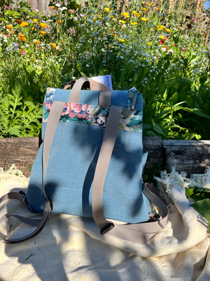 "Evening Shadows" Drawstring Backpack